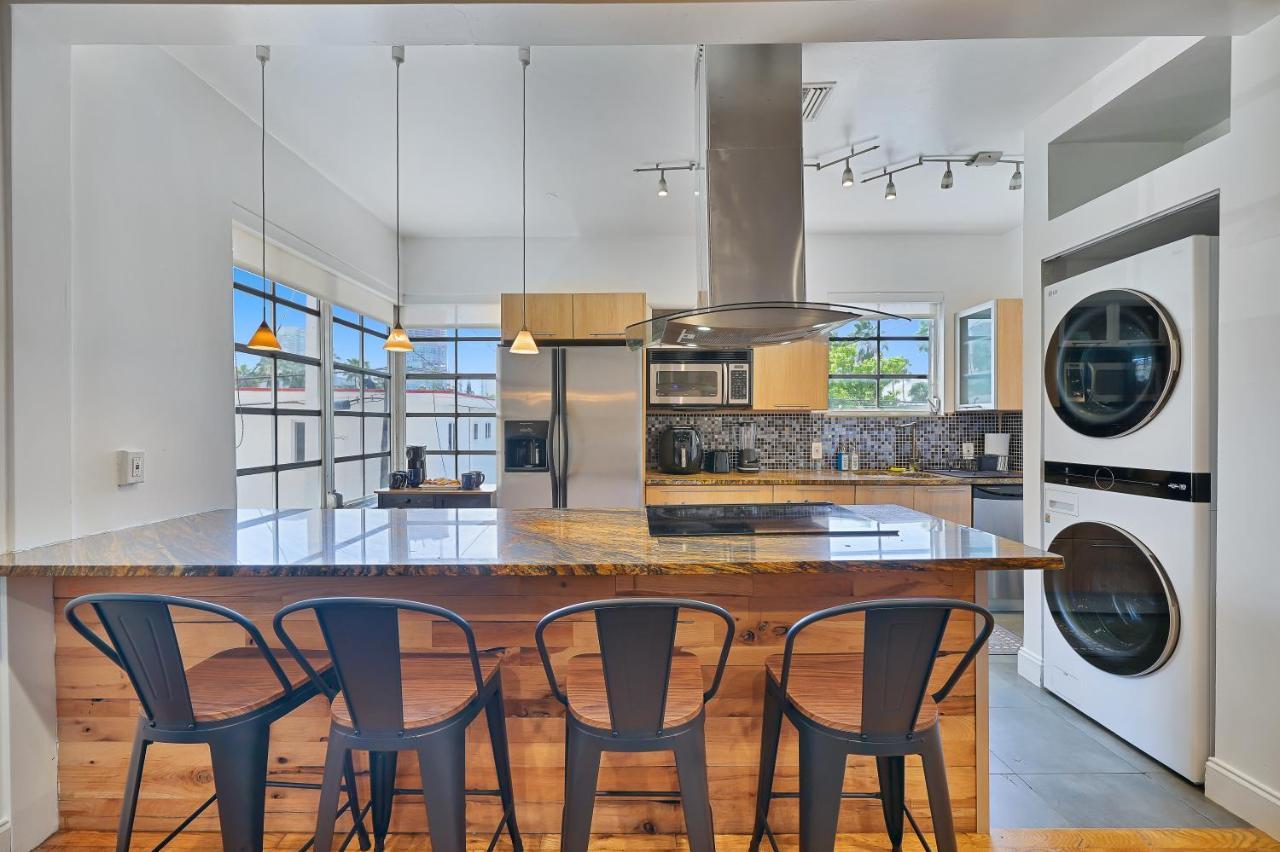 Ferienwohnung Large & Bright Sleep Up To 8 Only 2Min From Ocean! Miami Beach Exterior foto